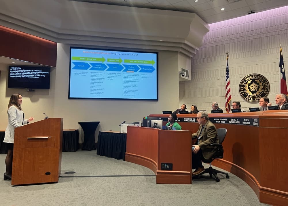 McKinney leaders to pursue partnership with M2G Ventures for downtown redevelopment initiative