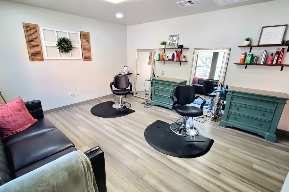 Live Oak Salon expanded in late 2023 to include more space for the salon's three stylists as well as more room for an additional hire. (Courtesy Live Oak Salon)