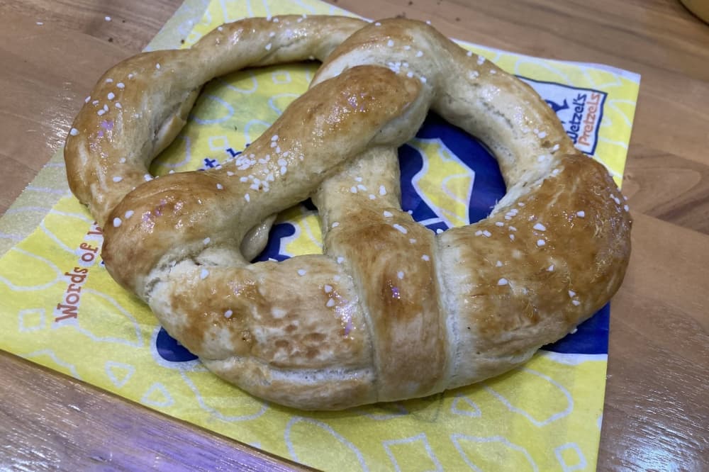 Wetzel's Pretzels offering pretzels in Frisco's Stonebriar Centre