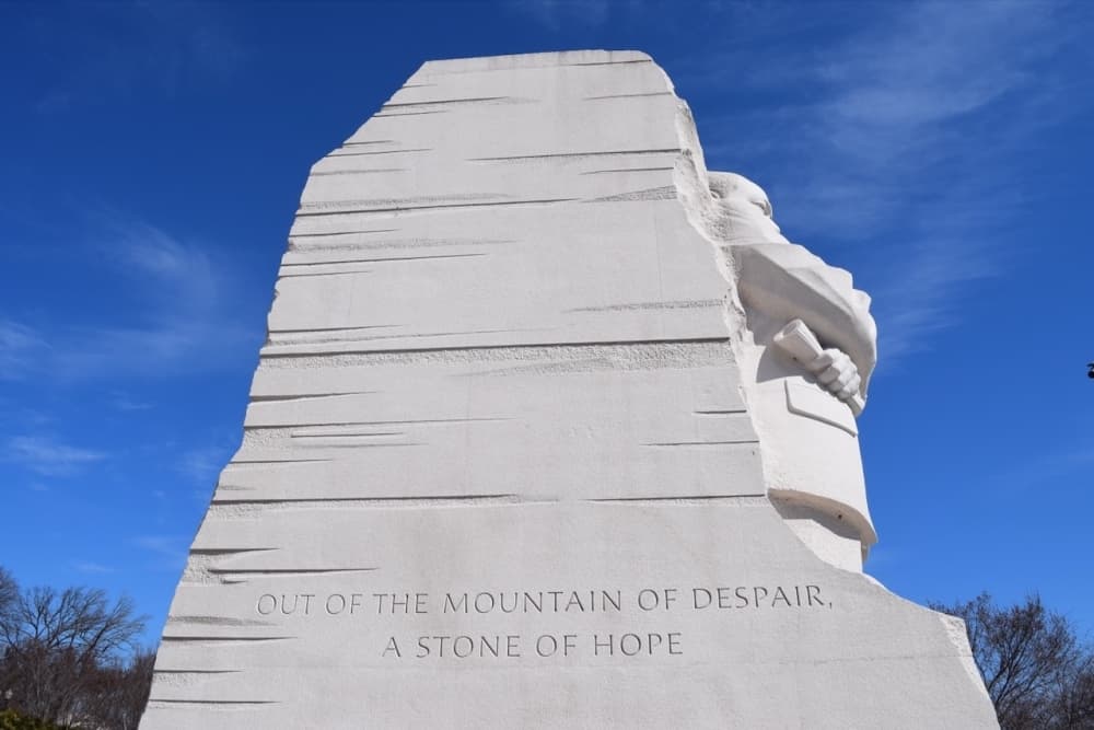MLK memorial in Washington D.C.