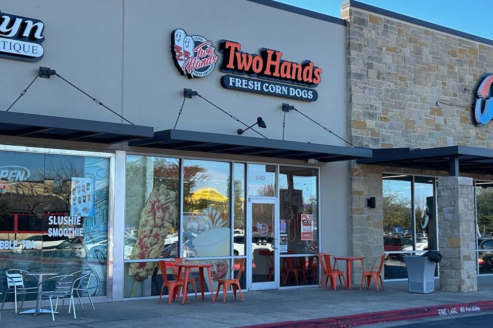 Two Hands Fresh Corn Dogs now serving specialty corn dogs in Round Rock