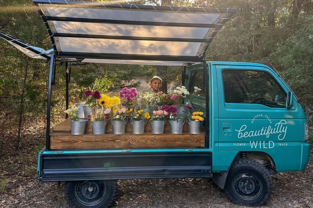 Beautifully Wild Flower Truck blooms in Bastrop