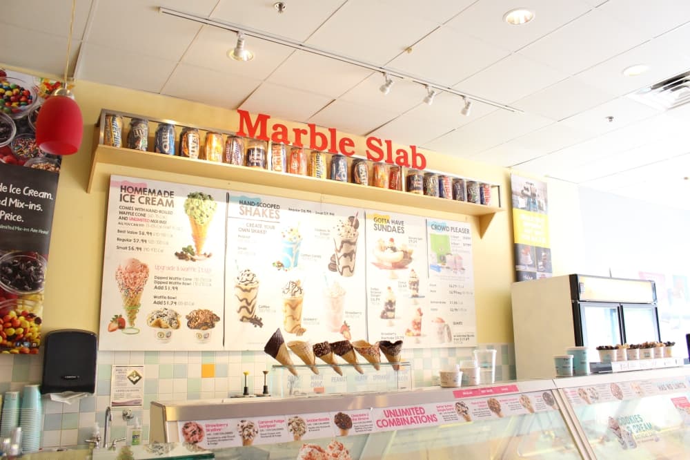 Marble Slab Creamery interior