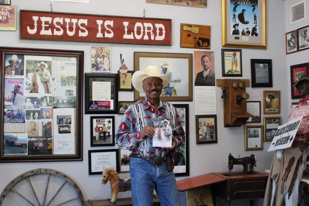 Larry Callies at Black Cowboy Museum