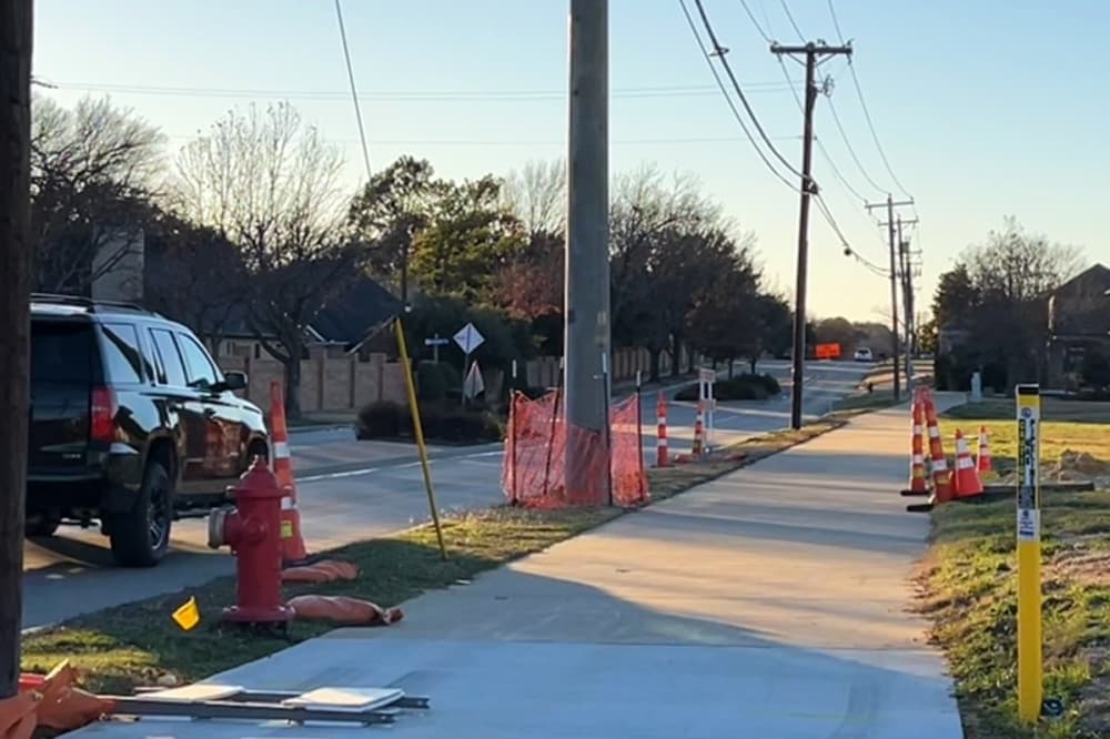 Colleyville council approves additional work for Roberts Road construction project