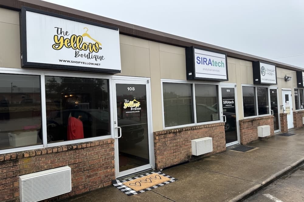 The front facade of The Yellow Boutique