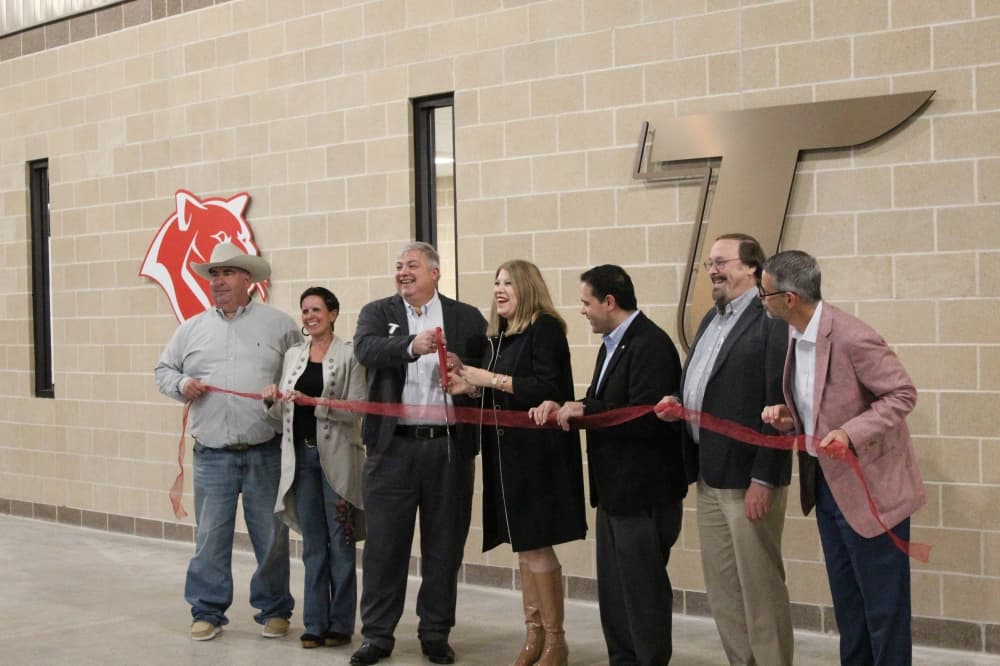 Tomball ISD holds ribbon-cutting ceremony for agricultural center