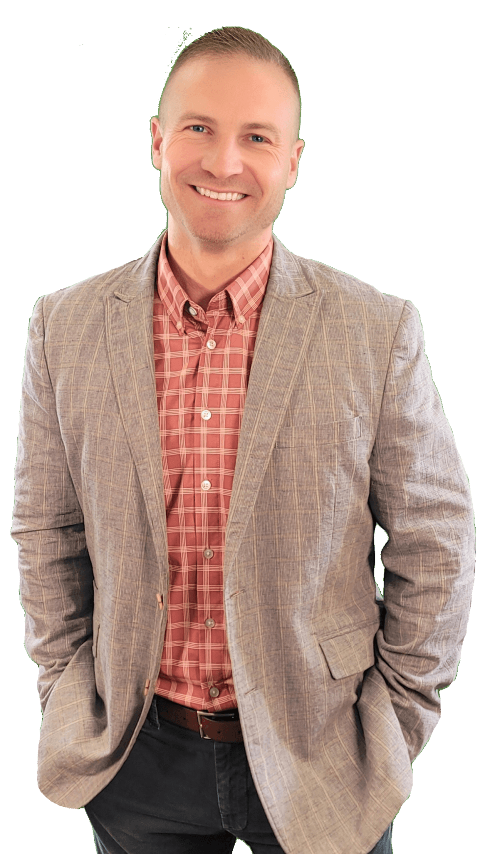 The photo shows a headshot of Mark Ruffin. 