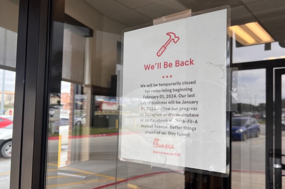 Chick-fil-A temporarily closes, undergoes renovations in New Braunfels