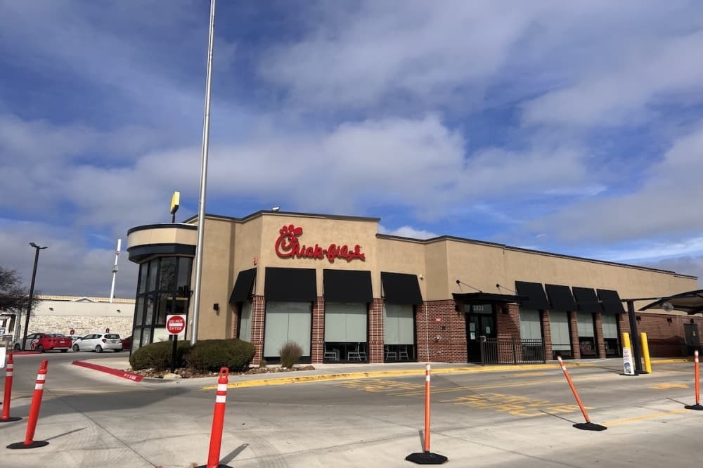 Chick-fil-A's 1031 S. Walnut Ave., New Braunfels, location is temporarily closed. (Sierra Martin/Community Impact)