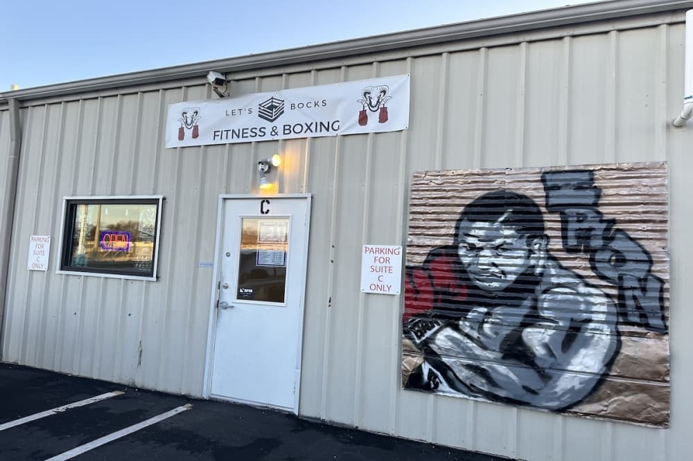 Let's Bocks Fitness & Boxing is located inside Comal Industrial Park. (Amira Van Leeuwen/Community Impact)
