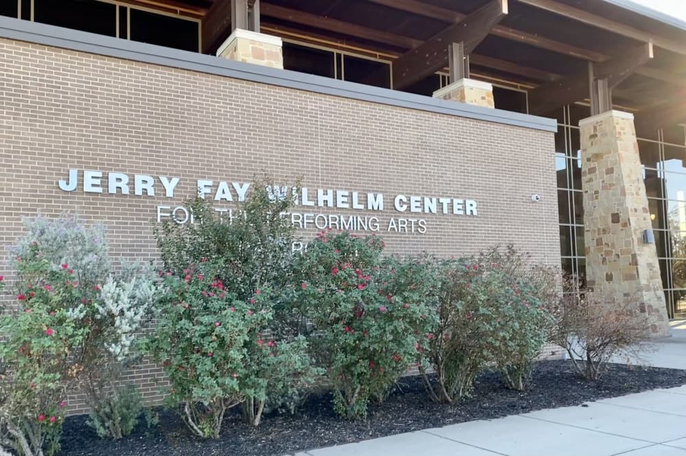 The exterior of the Jerry Fay Wilhelm building.