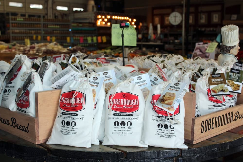 Bags of bread.