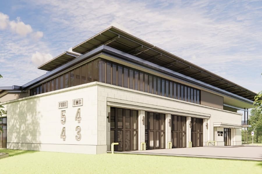 building on grass
