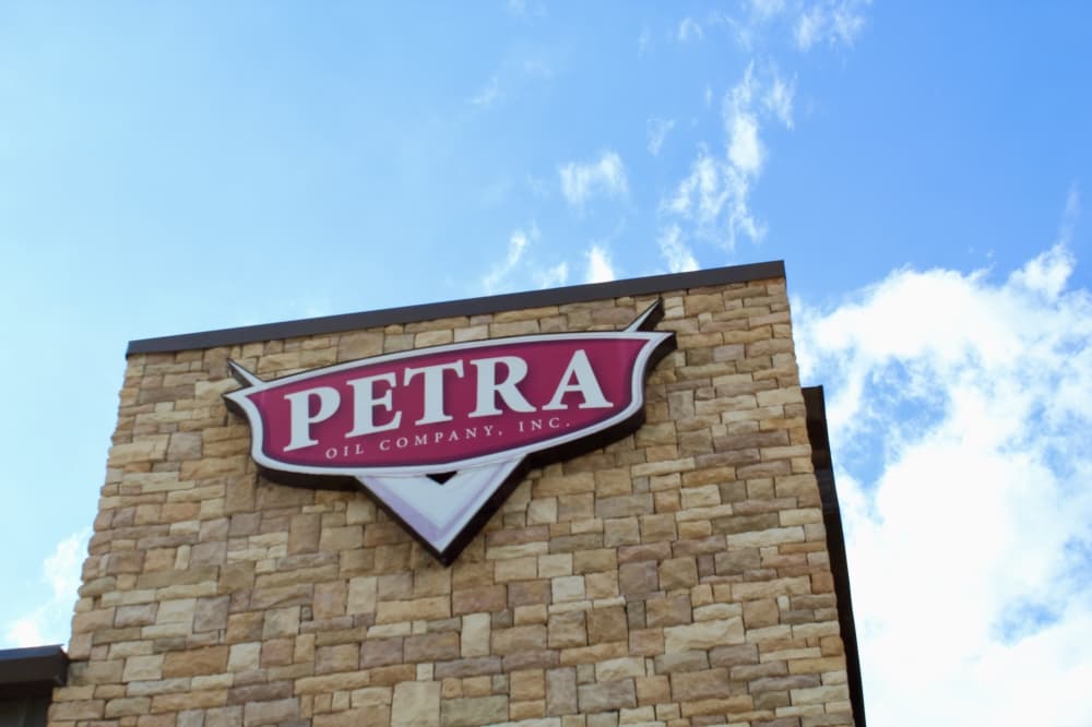 Petra Cares building sign 