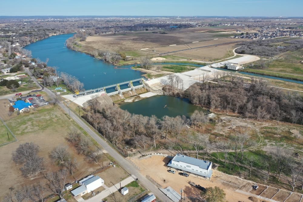 $40M Lake Dunlap dam now complete, lake refilled