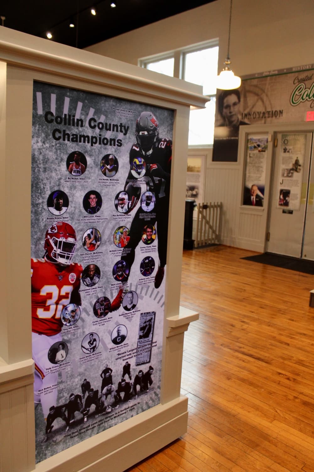 “Created in Collin” exhibit