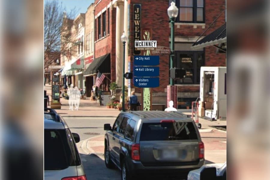 McKinney leaders approve nearly $1.9M contract for citywide wayfinding signs