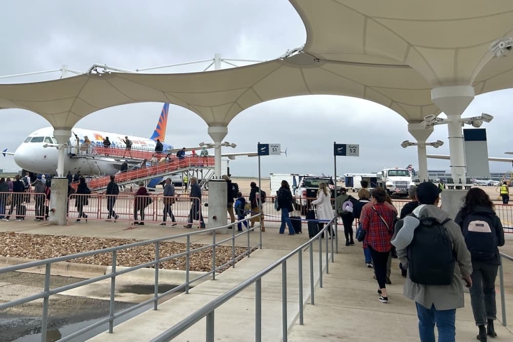 South Terminal boarding