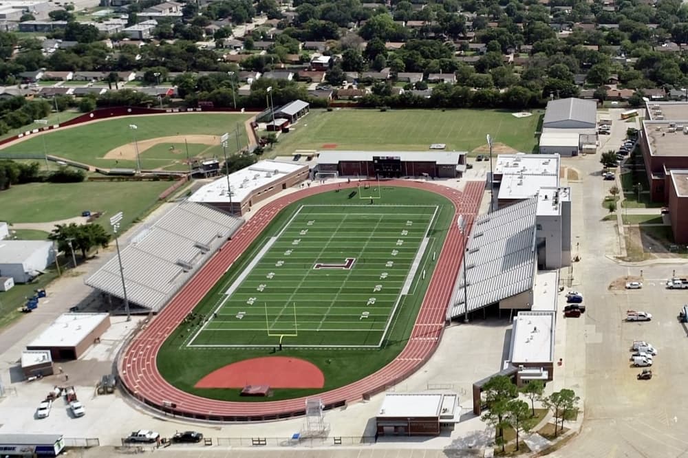 Lewisville High School football field