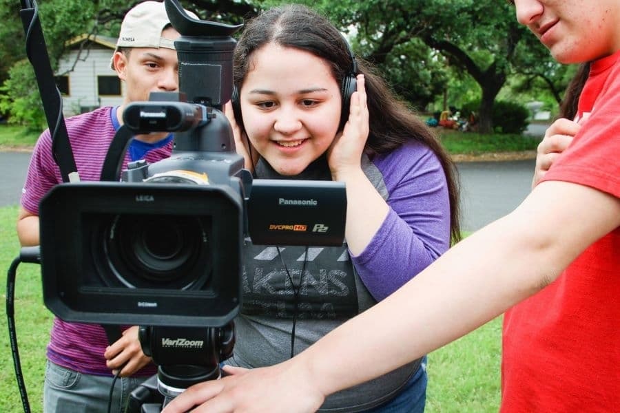 Austin Film Festival's Summer Film Camp is for those interested in learning about filmmaking, screenwriting and more. (Courtesy Austin Film Festlival)