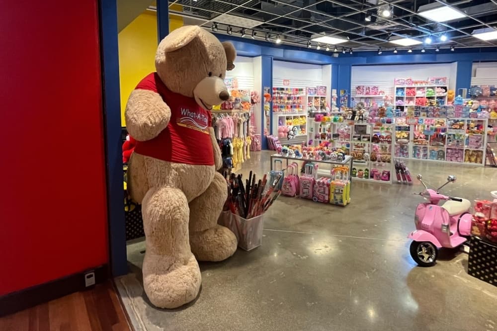 What a Toy selling toys, stuffed animals in Grapevine Mills