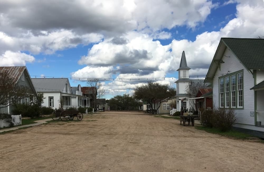 Historic town replica in West Austin becomes movie set, wedding destination