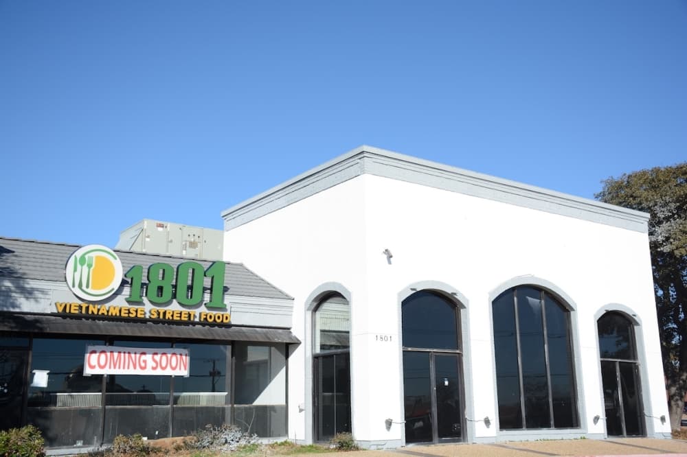 1801 Vietnamese Street Food coming soon in Richardson