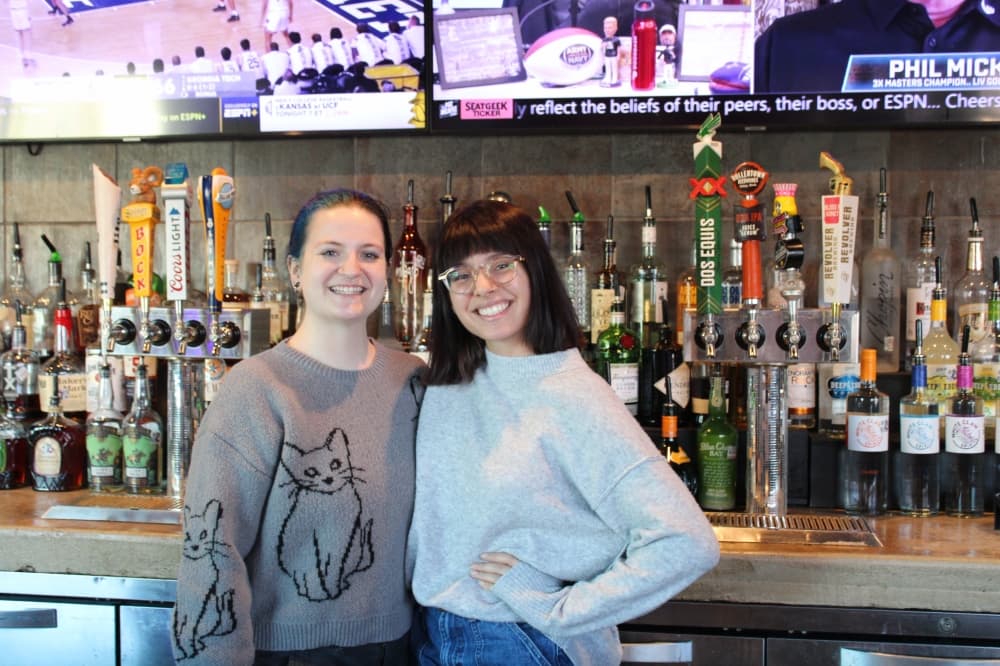 Chop Shop McKinney managers behind the bar. 