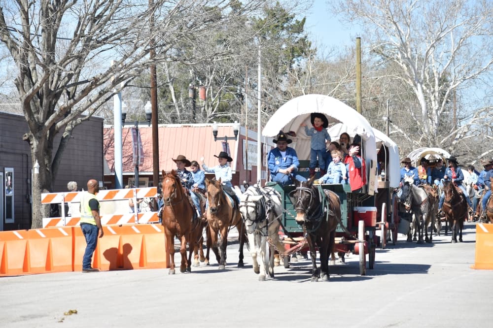 A horse-drawn wagon