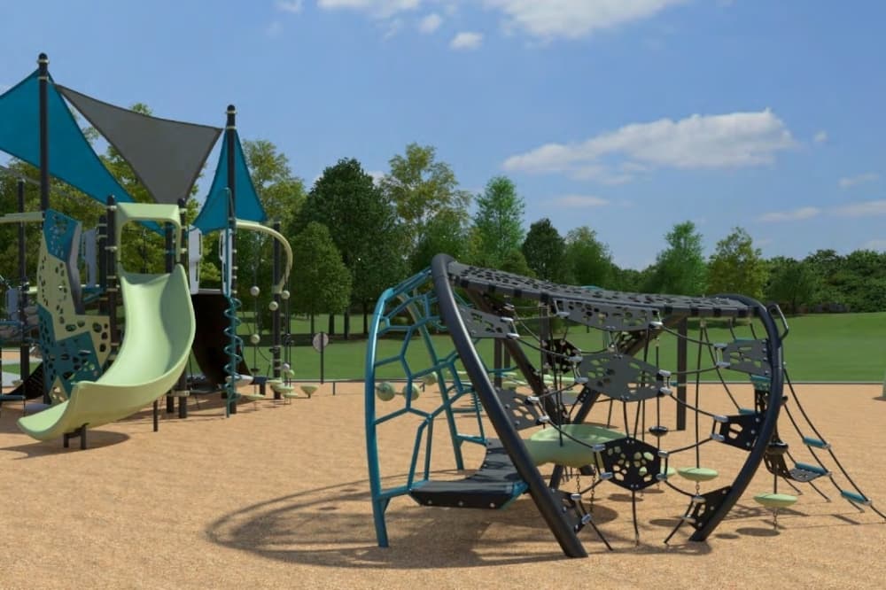 Rendering of a new playground at the Bear Branch Park. (Courtesy The Woodlands Township)