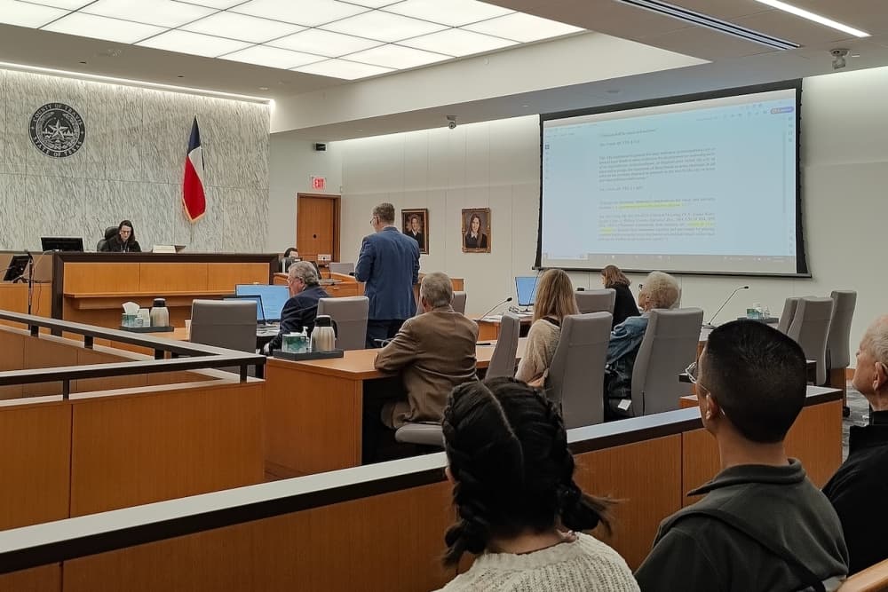 court hearing