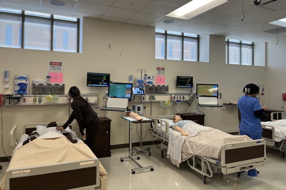 Local high schoolers get hands-on nursing practice at Texas State University Round Rock