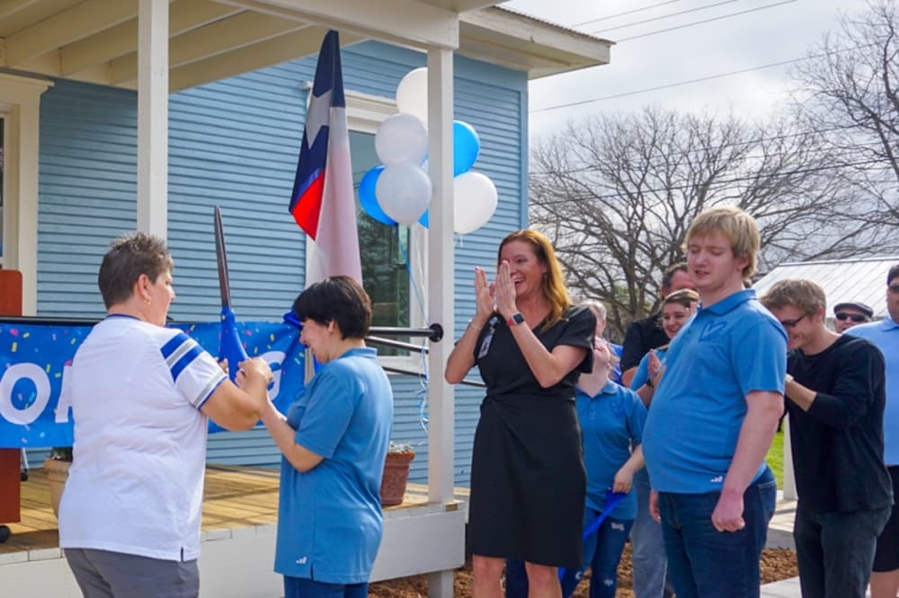 Ribbon cutting photo