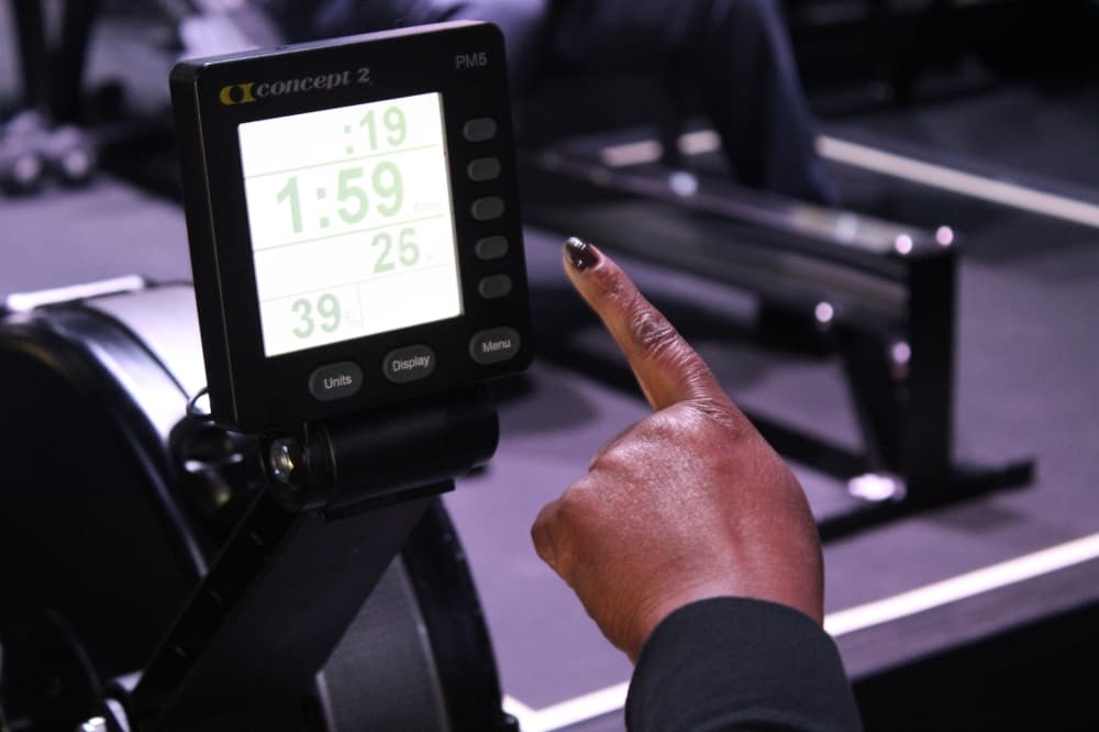 Rowing machine display