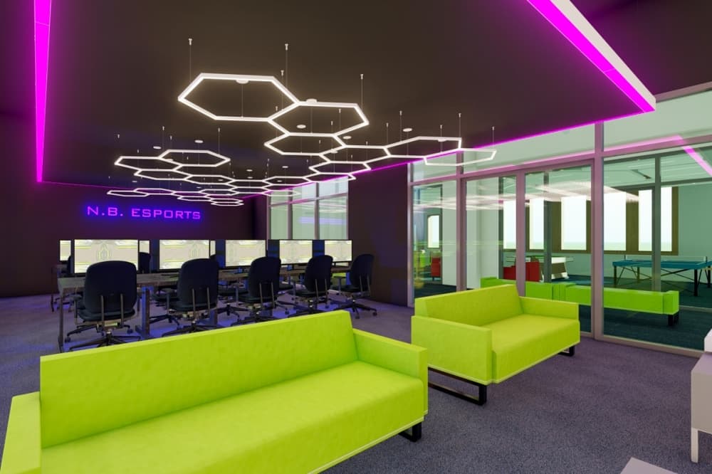 E-sports gaming room