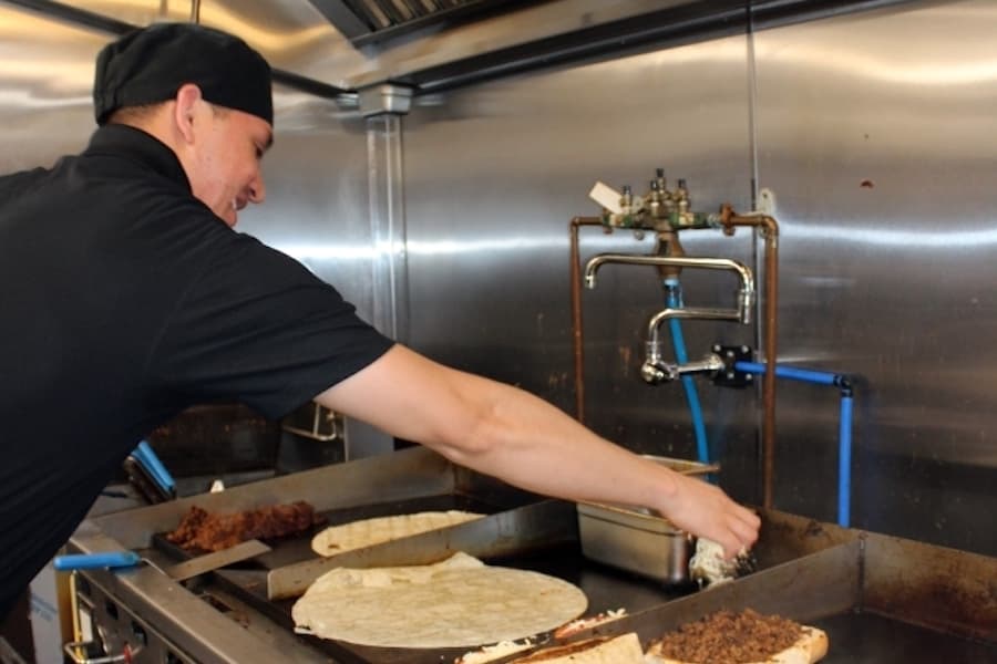 The restaurant serves freshly made burritos and more. (Karen Chaney/Community Impact)