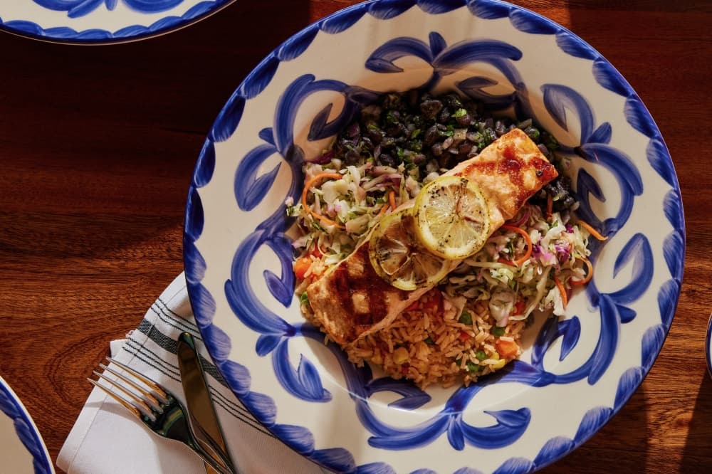 A photo of a dish