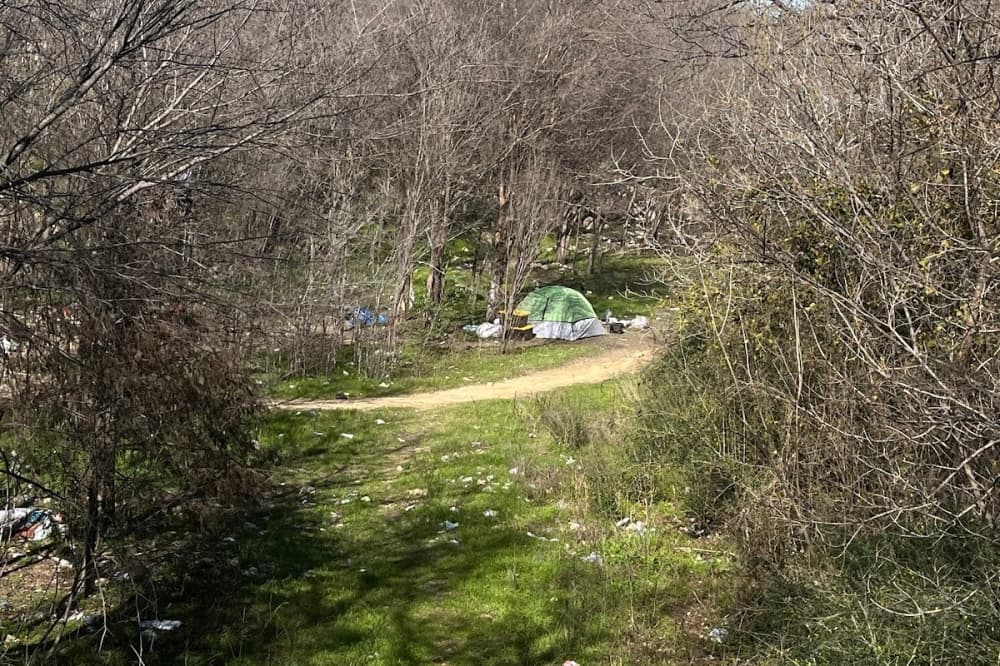 homeless camp