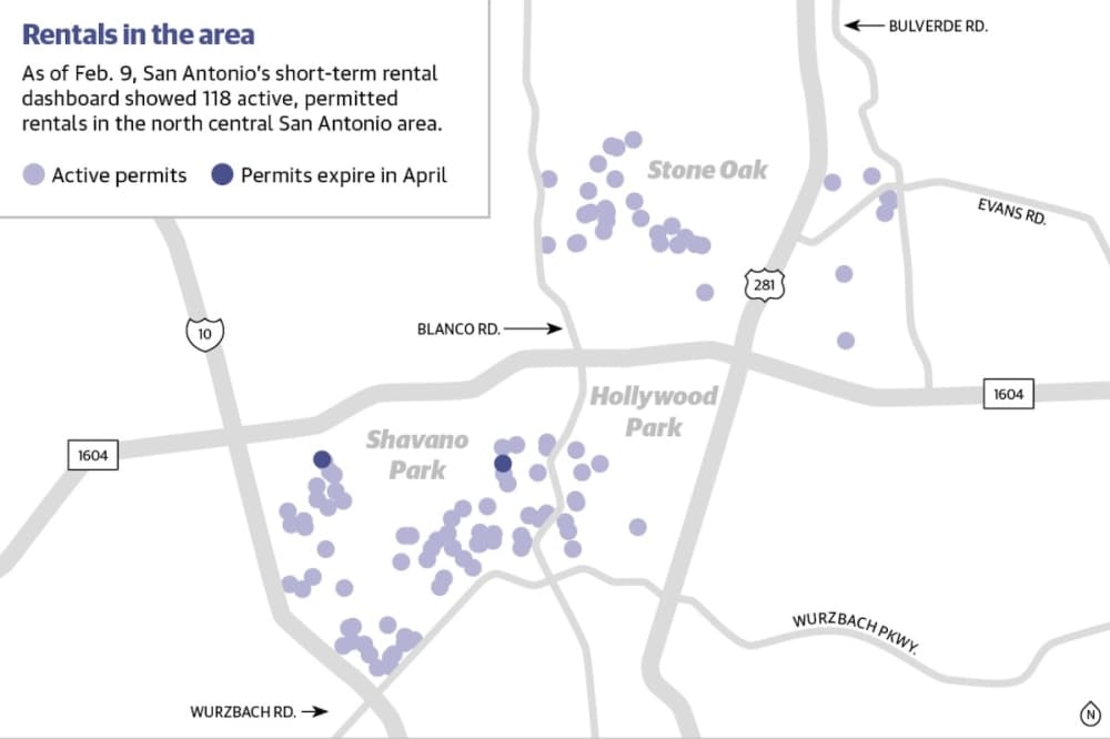 city of san antonio short term rental permit locations