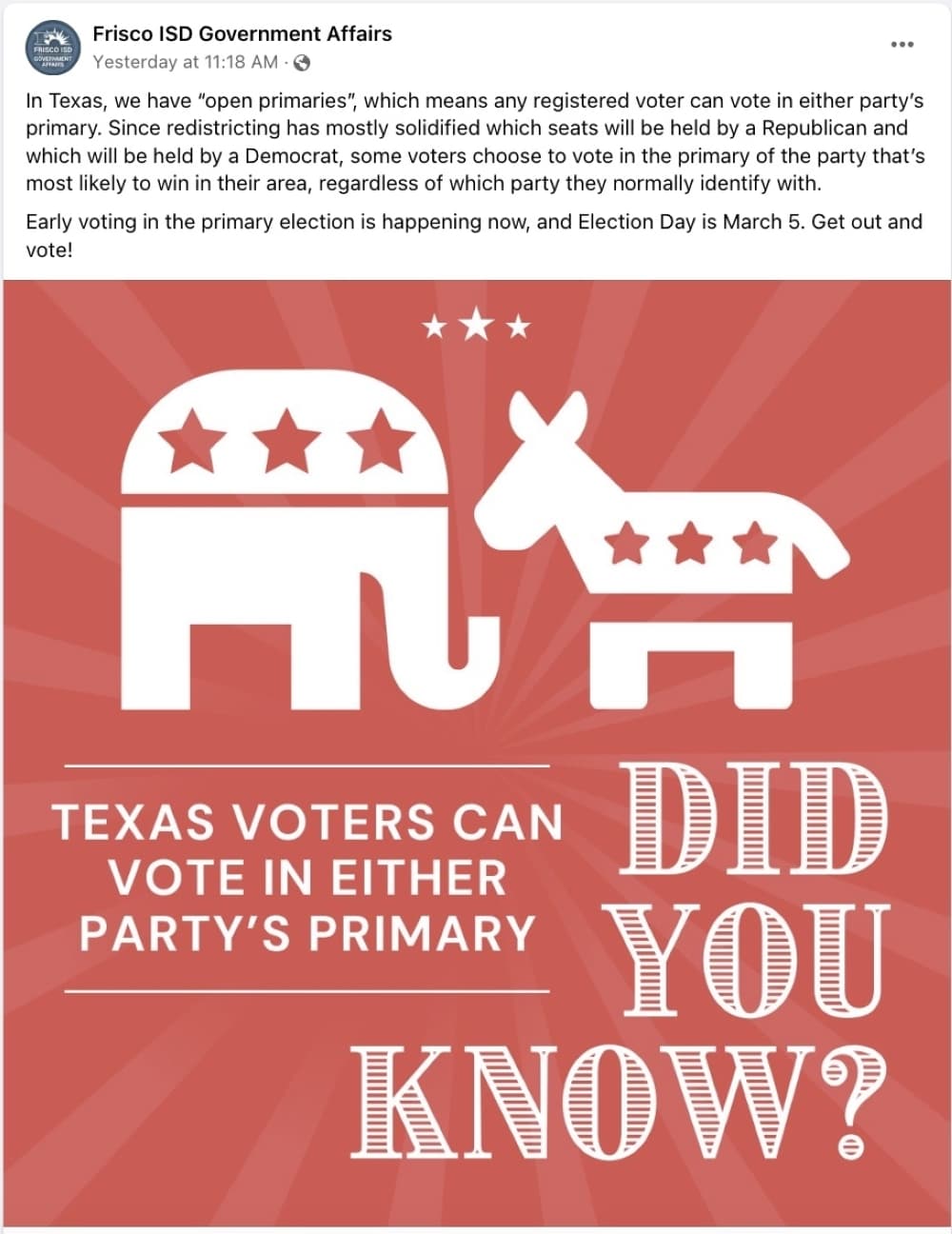 facebook post 