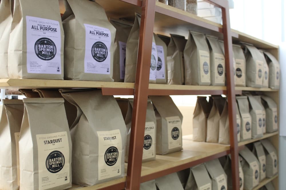 bags of flour from barton springs mill