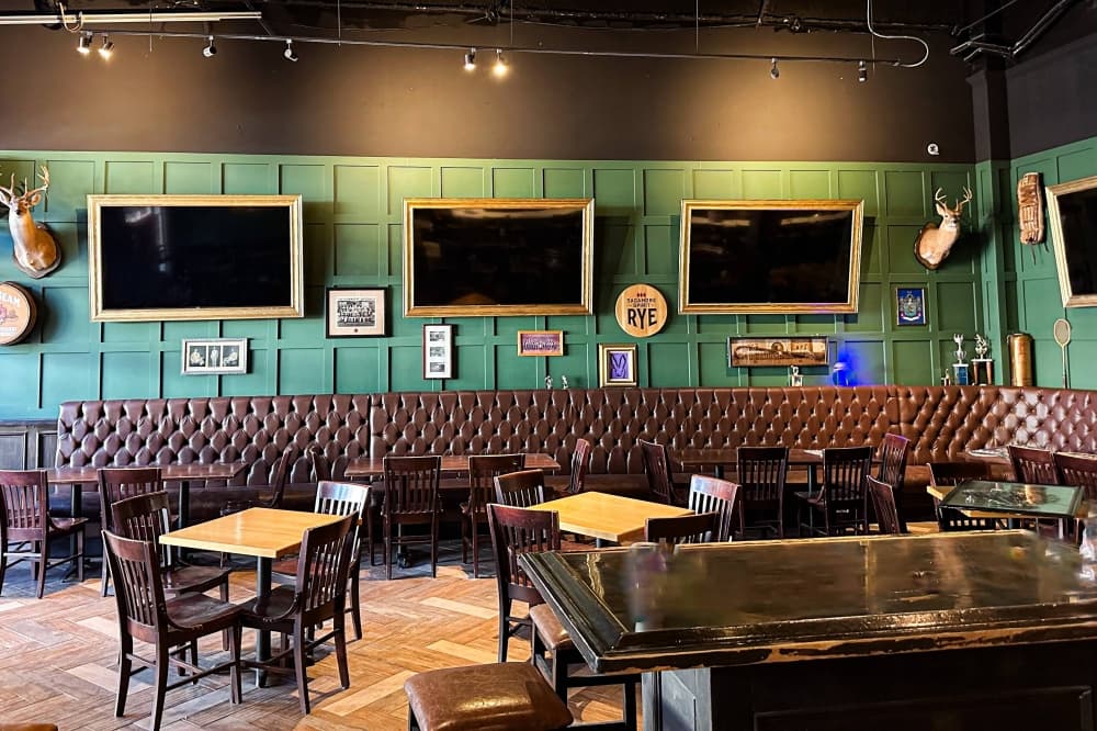 Interior of a restaurant