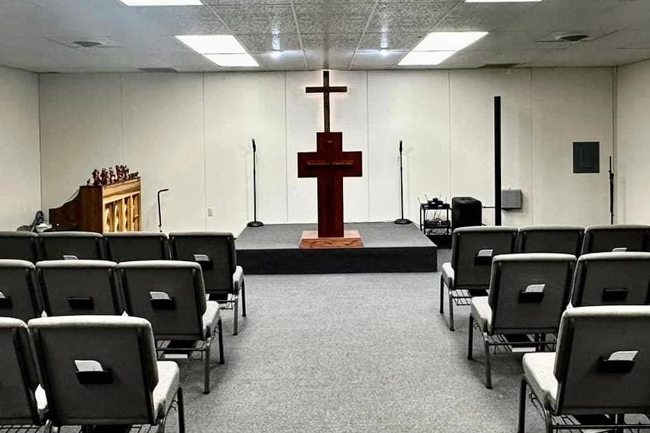 New Life Baptist Church holding services in Highland Village