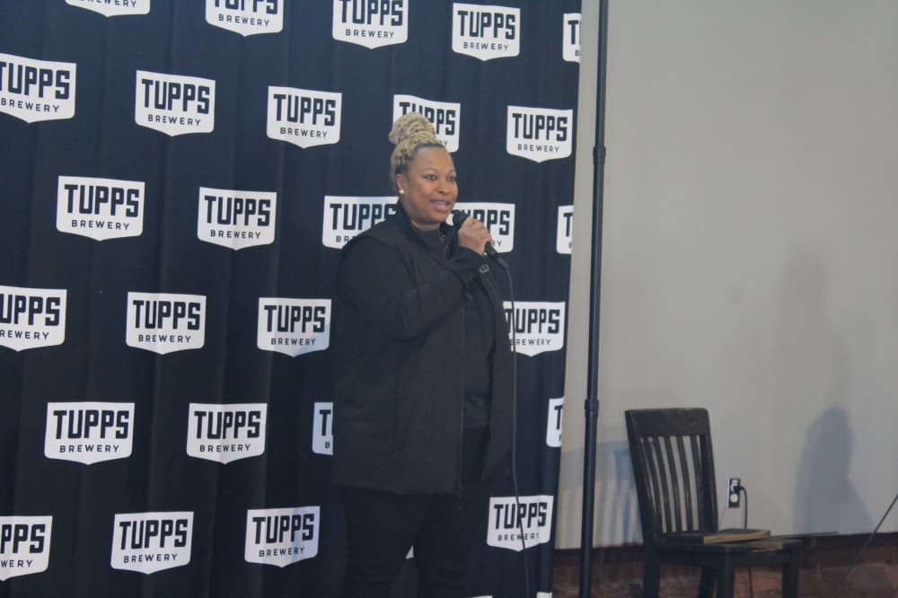 Angela Richardson-Woods speaking