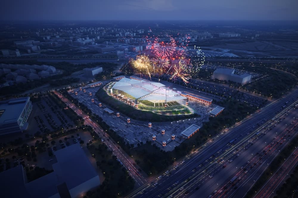 Rendering of the amphitheater planned for McKinney