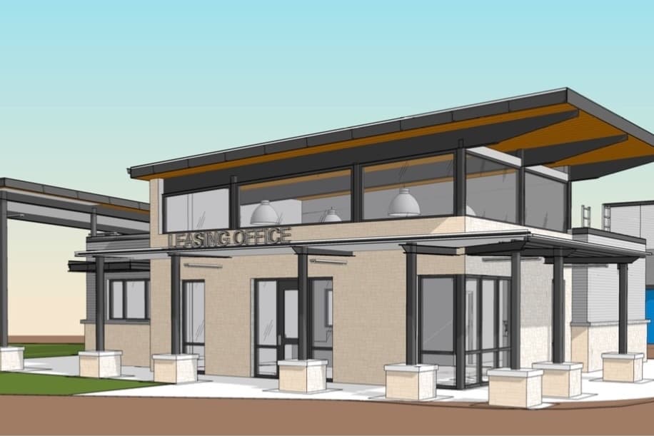New Braunfels Exective Storage rendering