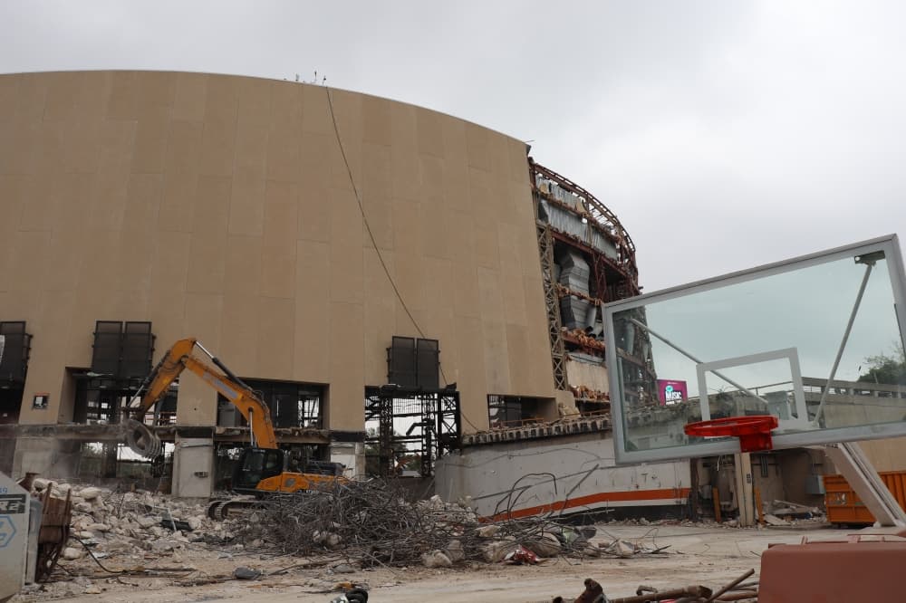 $25M Erwin Center demolition proceeding on schedule, under budget