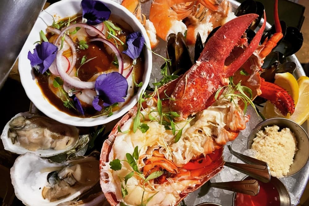 seafood tower