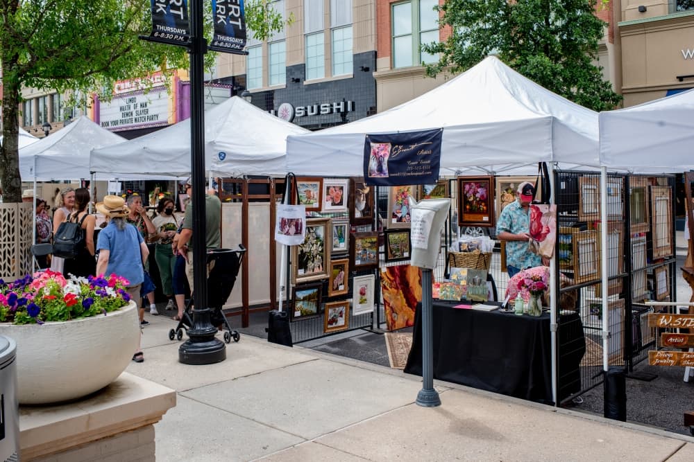 outdoor art show